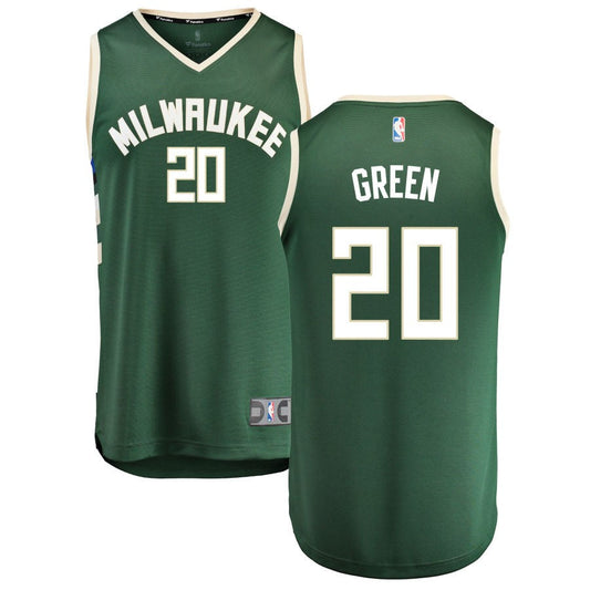 A.J. Green Milwaukee Bucks Fanatics Branded Fast Break Replica Jersey Hunter Green - Icon Edition